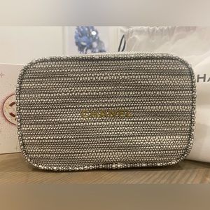Chanel 2022 holiday makeup bag with D rings attached!
